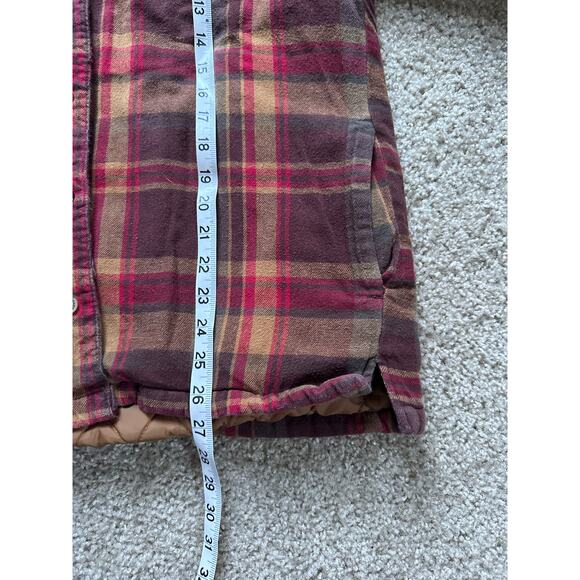 Legendary Whitetails Flannel Maplewood Plaid Hooded Zip Button Jacket Hoodie - Picture 8 of 9